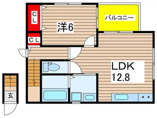 サン フォレスト【2階】の間取り