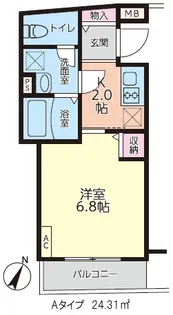 フォルトゥナ元町【1階】の間取り