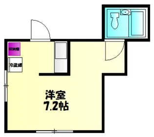 1Rの間取り画像