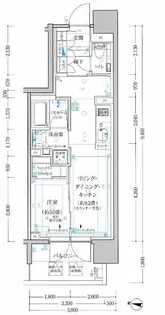 クリオ横浜ザ・グラン【5階】の間取り
