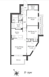 ザ・ケンジントン・レジデンス上池台【3階】の間取り