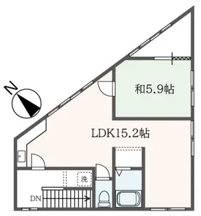 南台一丁目ビル1号棟【3階】の間取り