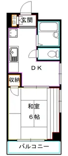 東京都中野区弥生町2【マンション】の間取り