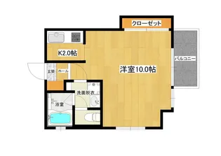 セルリアン中洲【6階】の間取り