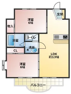 蔵屋マンション第一【3階】の間取り