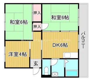 コーポ若竹【2階】の間取り