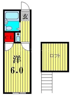 埼玉県さいたま市大宮区三橋2【アパート】の間取り