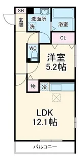 ウィステリア【3階】の間取り