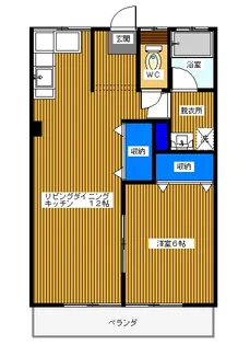 茨城県つくば市吾妻3【マンション】の間取り