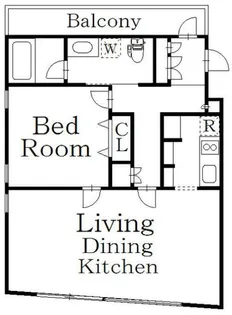 ヴェリタス永福町【5階】の間取り