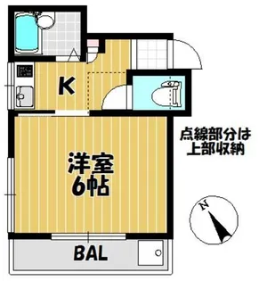 神奈川県川崎市多摩区登戸【アパート】の間取り