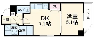 ガーデンコート稲毛【3階】の間取り