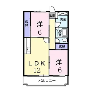 リバーサイド東川口NO.1【1階】の間取り