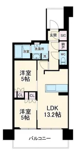 クリオレジダンス横浜新杉田【8階】の間取り