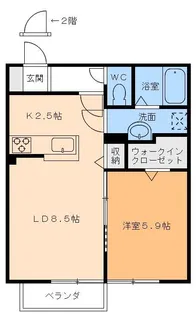 フィカーサ カナハ【1階】の間取り