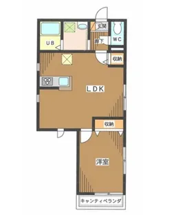 東京都荒川区南千住5【マンション】の間取り