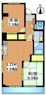 東京都練馬区関町北4【マンション】の間取り