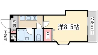 ブランドール・サム【1階】の間取り