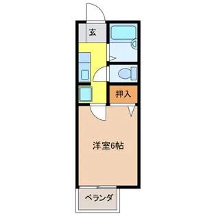 岐阜県岐阜市清本町7【アパート】の間取り