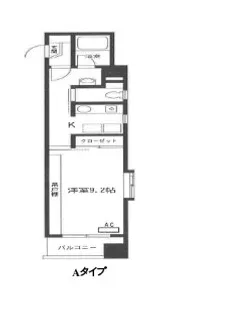 アネシス湘南【4階】の間取り
