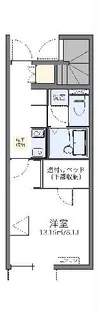 レオネクストサーフサイド海誠【1階】の間取り