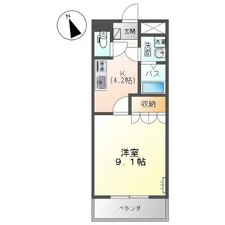 コンフォール【2階】の間取り