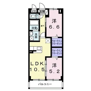 セレーノ大宏【3階】の間取り