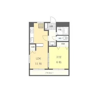 ダイチパレスエスタシオン【4階】の間取り