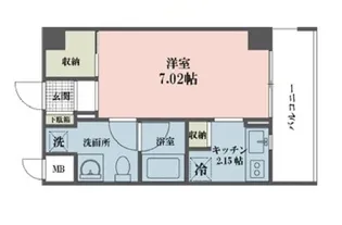 東京都小金井市本町2【マンション】の間取り