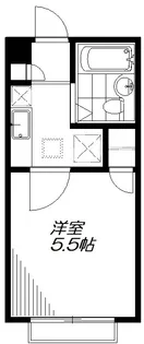 アヅマレジデンス【2階】の間取り