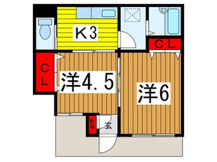 ハレナネア【1階】の間取り