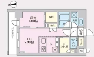 タスキプライムテラス後楽園【5階】の間取り