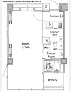 エルスタンザ代官山【12階】の間取り
