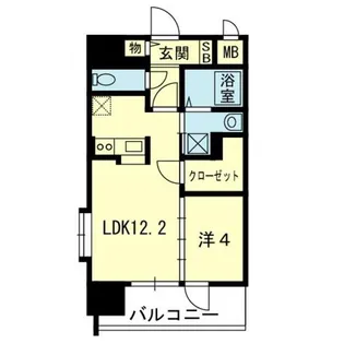 ライズ熊大病院前II【3階】の間取り