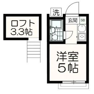 アップルハウスかすみ【1階】の間取り