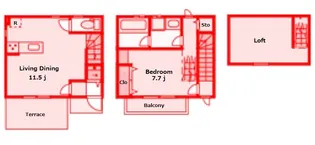 神奈川県横浜市旭区本宿町【一戸建】の間取り