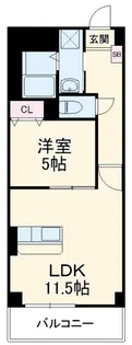 プログレスII【3階】の間取り