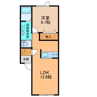 ルシアス(1)【2階】の間取り