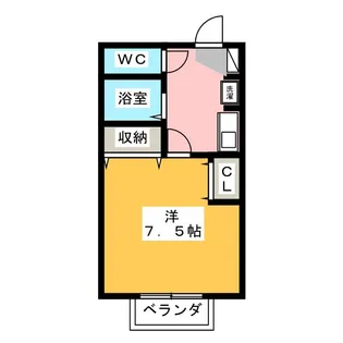 イーストニュータウンII【2階】の間取り