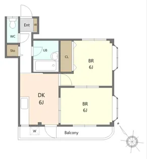 フリーザ上池台【2階】の間取り