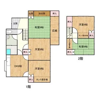 広島県福山市幕山台7【一戸建】の間取り