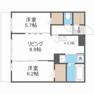 AZUL IV【2階】の間取り