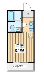 すすきのヒルズ【2階】の間取り