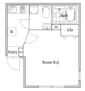 VILLE NEUVE清澄白河【4階】の間取り