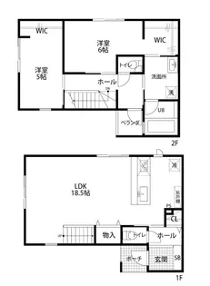 Casa della Luceの間取り