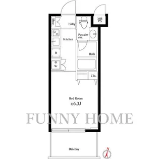 東京都世田谷区上馬2【マンション】の間取り