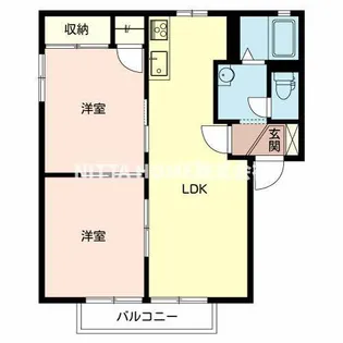 クレール【2階】の間取り