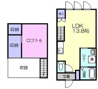 IrumuIV【2階】の間取り