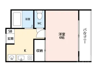 コスモセブン【3階】の間取り