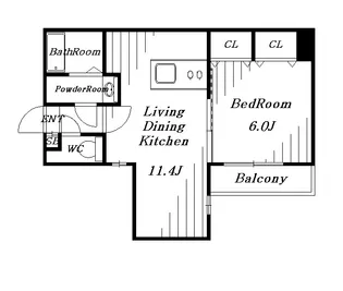 Quatre Saison【2階】の間取り